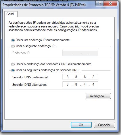 Configurar DNS Google 4